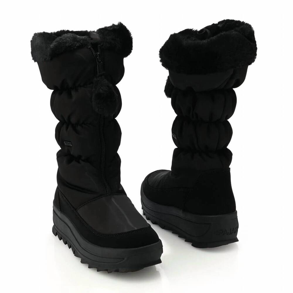 NEW PAJAR women's canada toboggan front boots in black